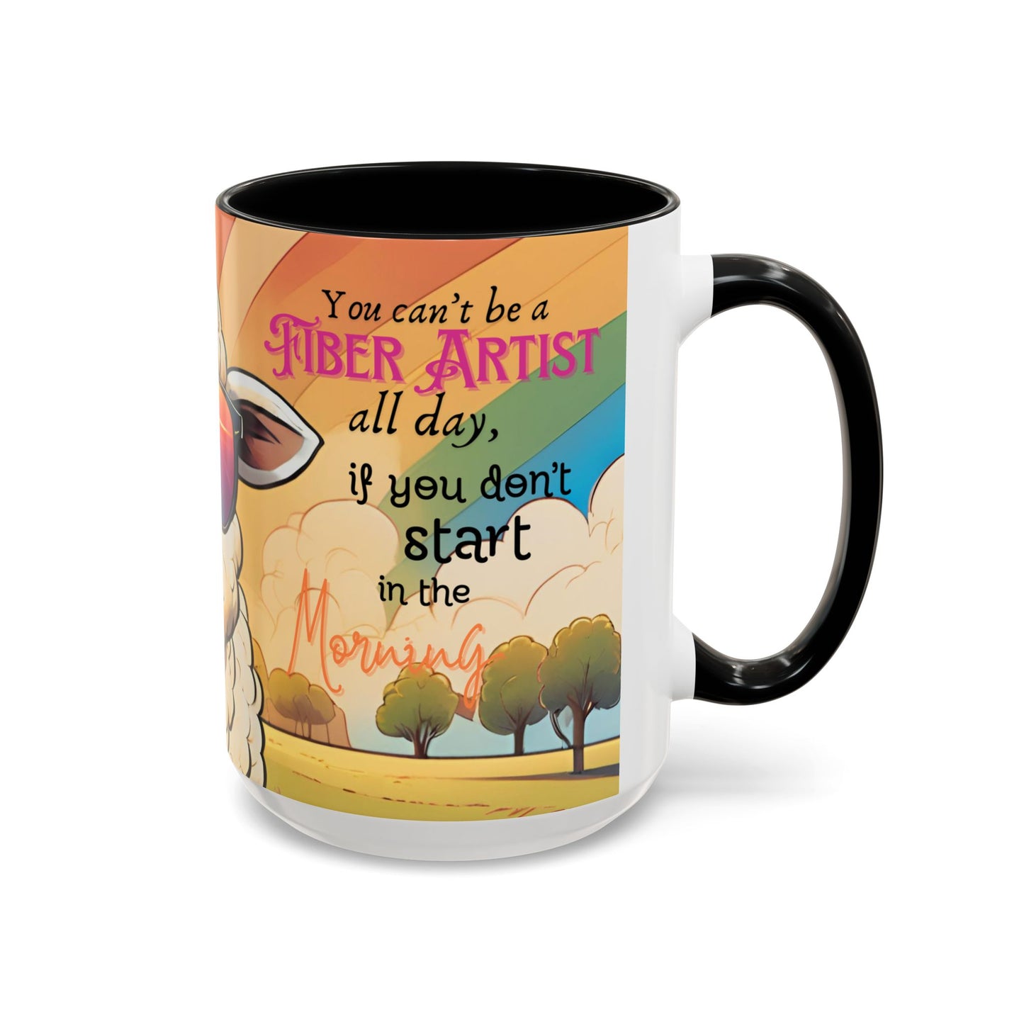 PFA "Quote" Accent Coffee Mug (11, 15oz)