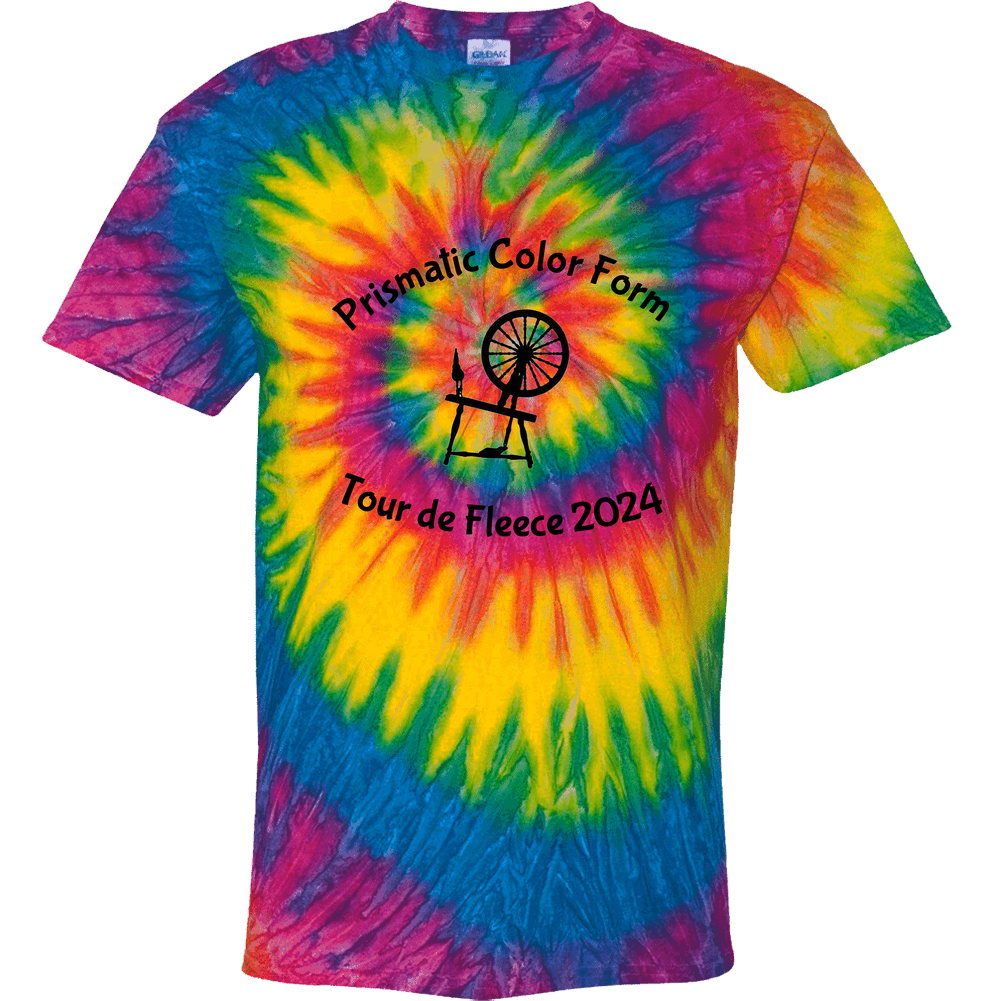 Tour De Fleece Black Tie Dye