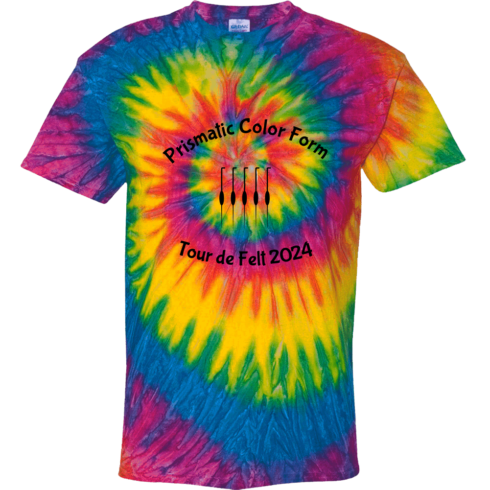 Tour De Felt Black Tie Dye