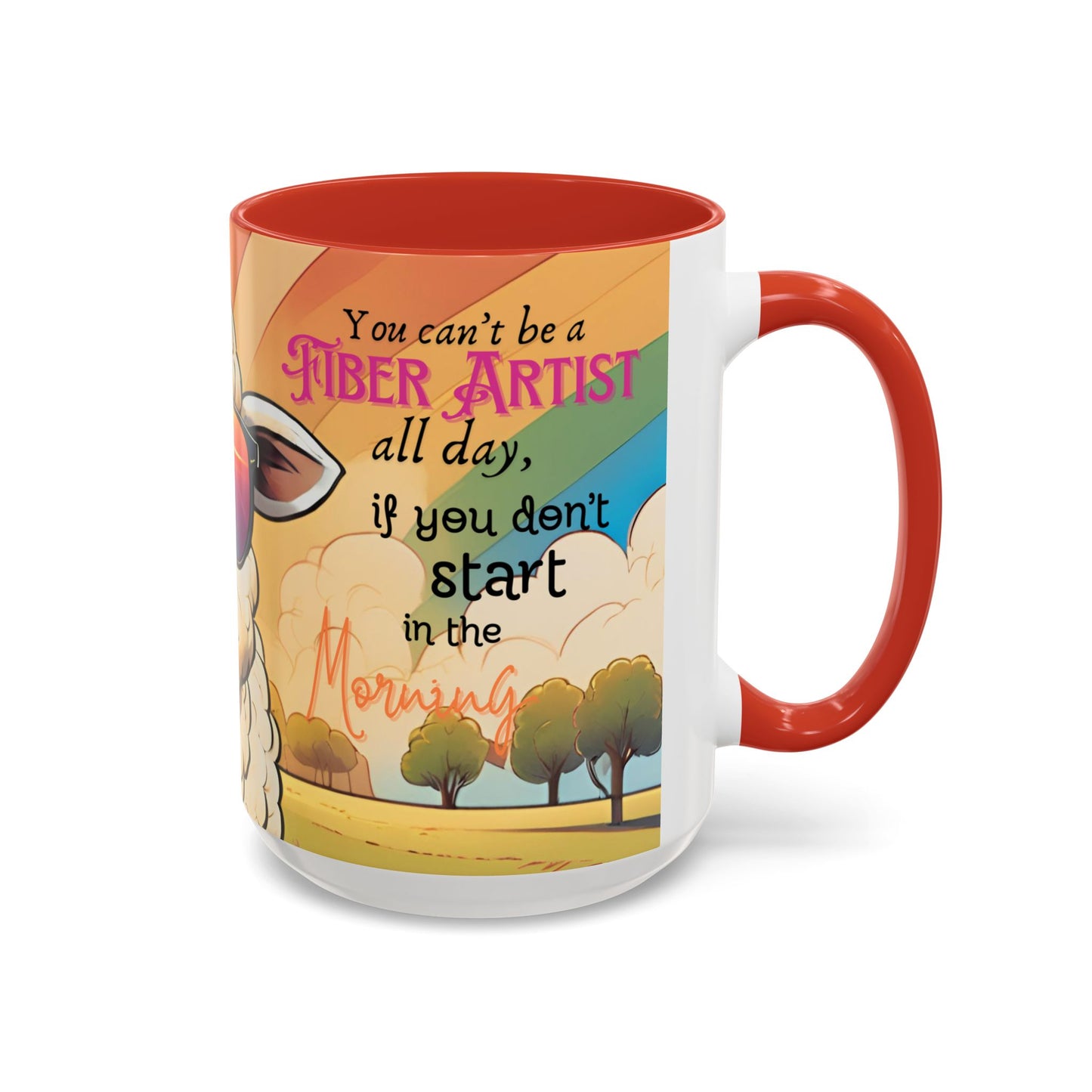 PFA "Quote" Accent Coffee Mug (11, 15oz)