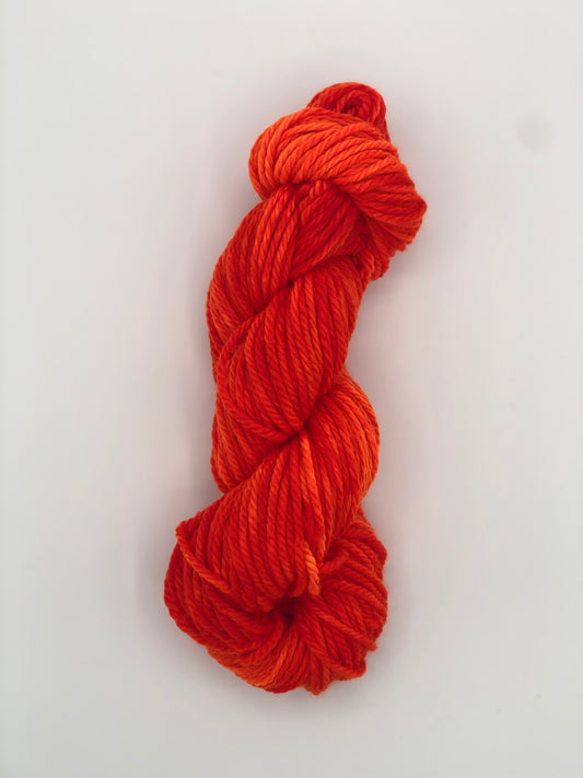 Neon Orange Chunky Yarn