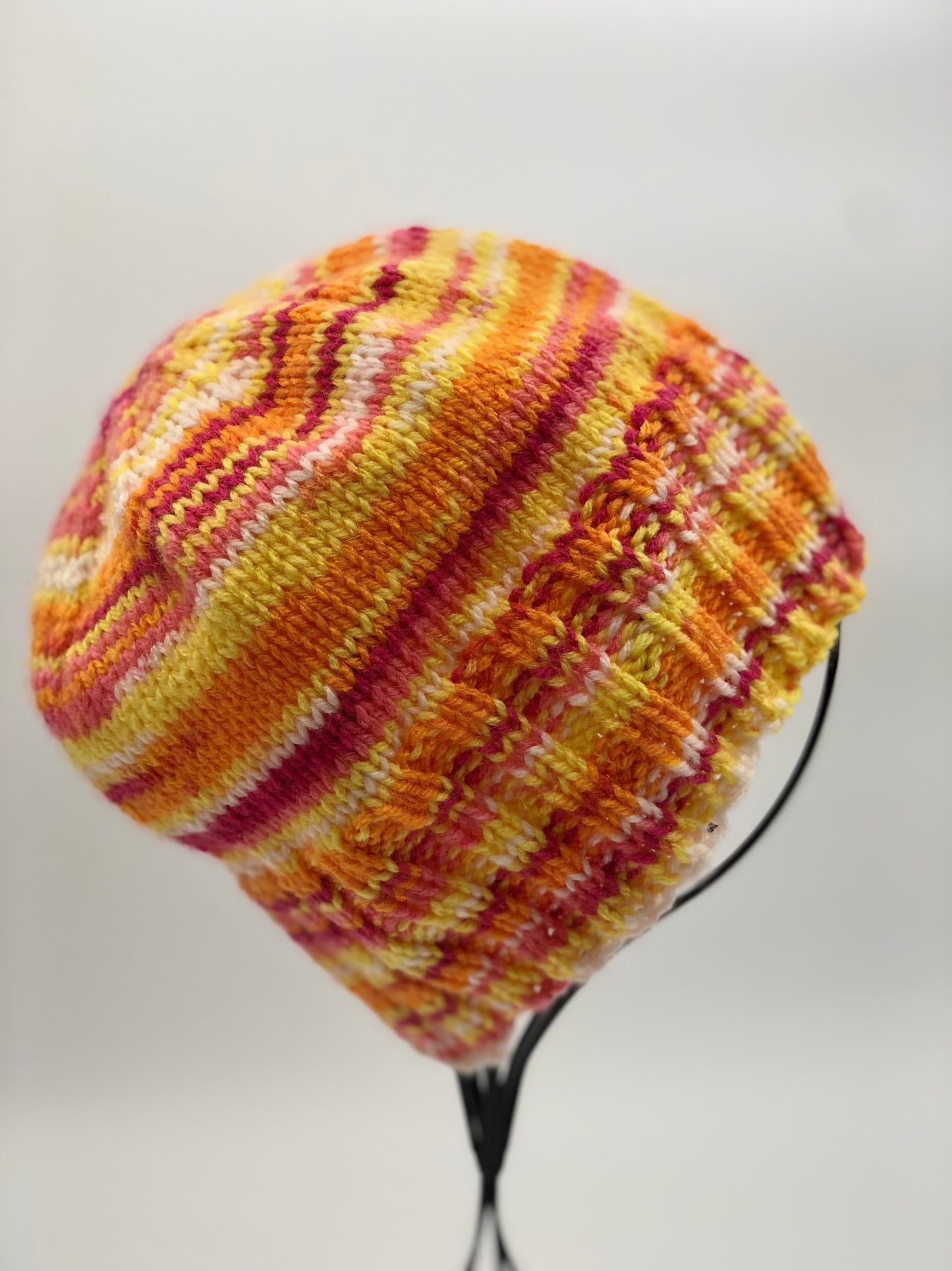 Strawberry Candy Corn Beanie - Right View