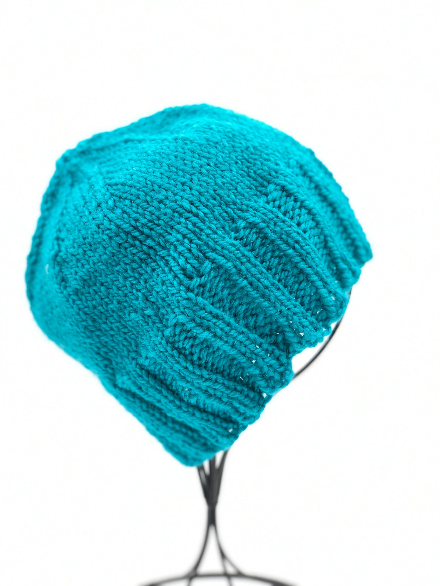 True Peacock Beanie - Right View