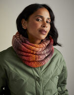 Sunset Stroll Snood in Sirdar Jewelspun Aran