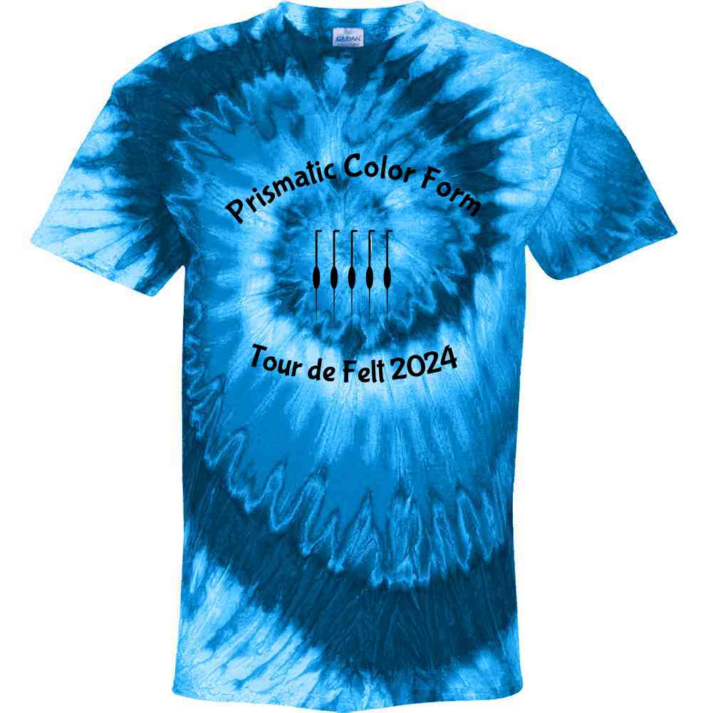 Tour De Felt Black Tie Dye