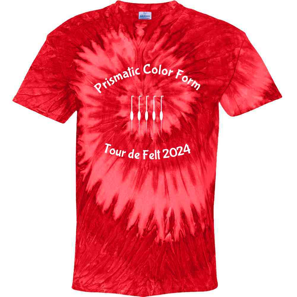 Tour De Felt White Tie Dye