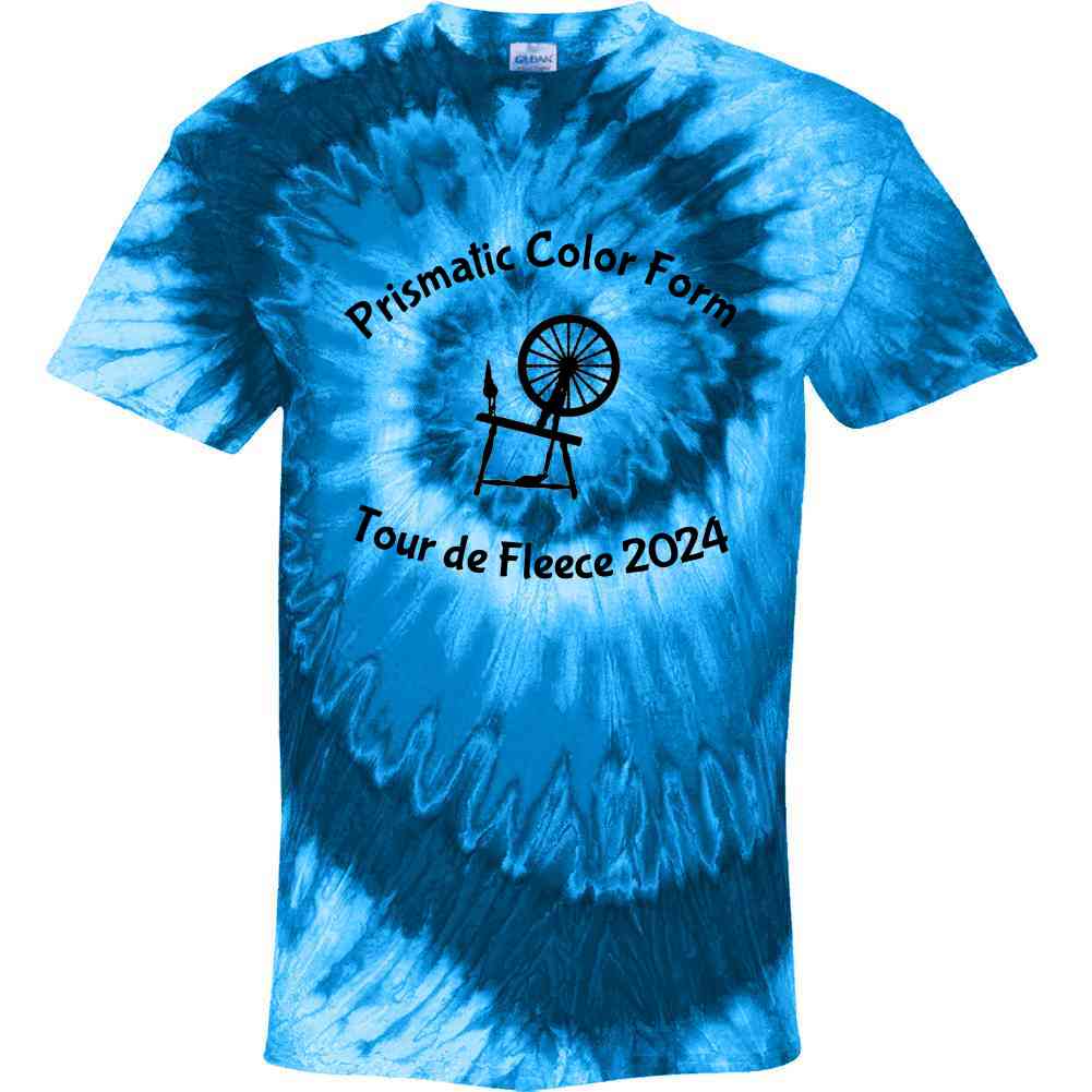 Tour De Fleece Black Tie Dye