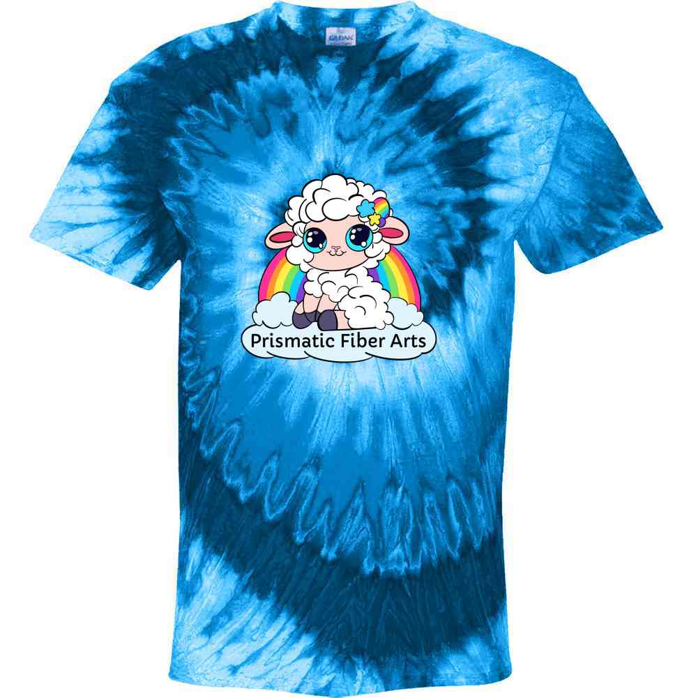 Prismatic Fiber Arts Logo Adult Tie Dye