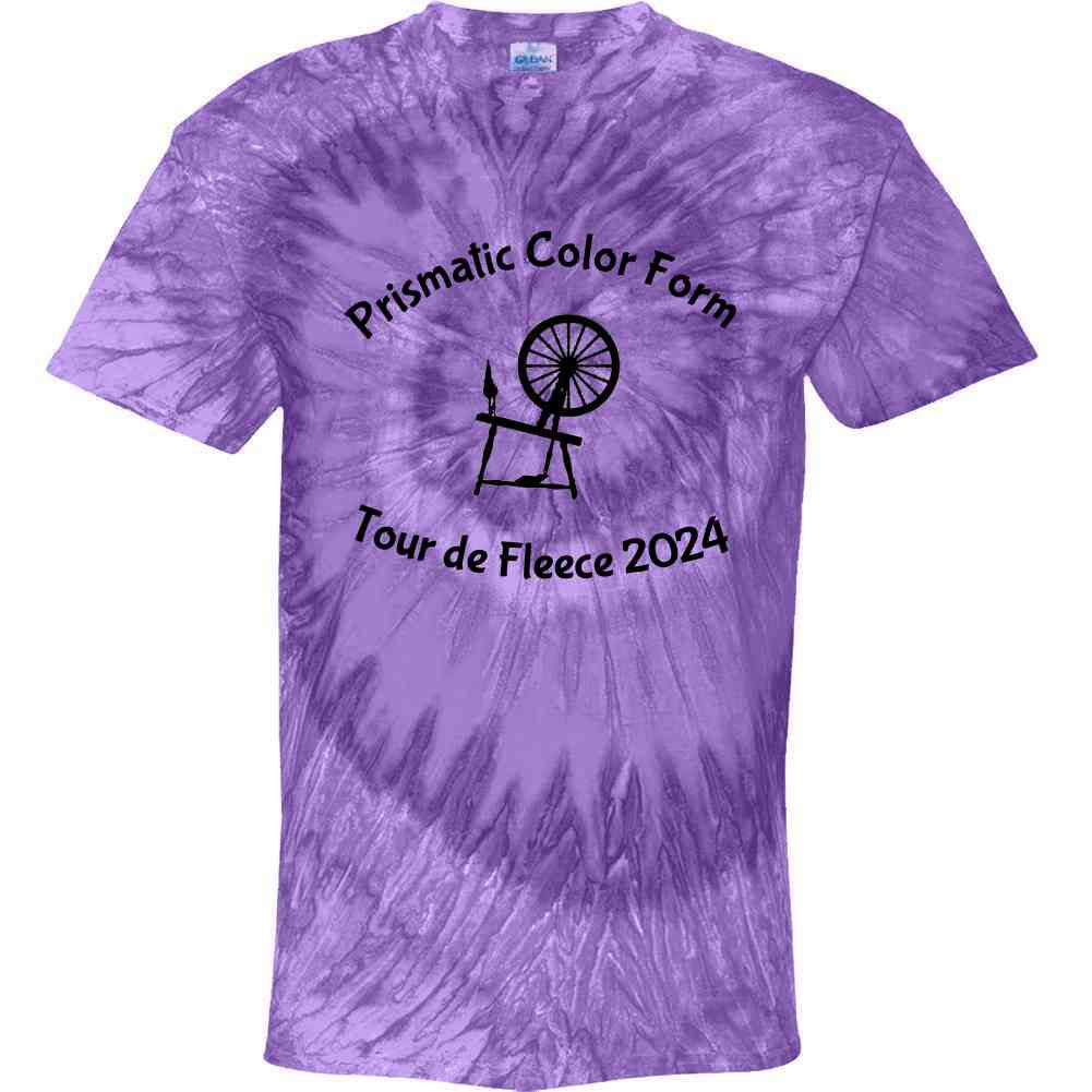 Tour De Fleece Black Tie Dye