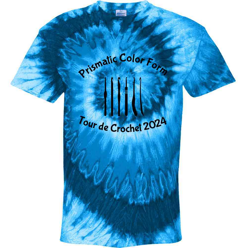 Tour De Crochet Black Tie Dye